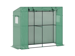 Miniestufa com porta deslizante BTFORUS, janelas de rede, resistente a UV, para flores, mudas e plantas verdes