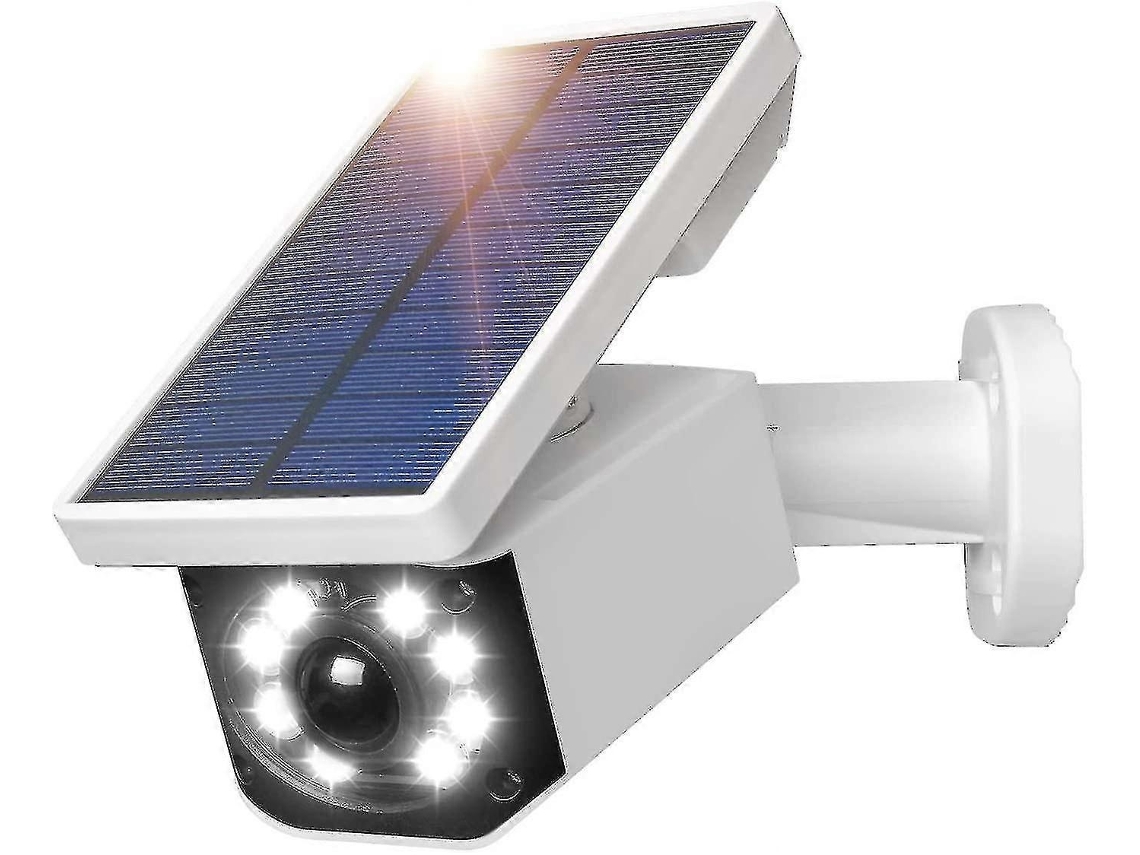 Lurelia Comando Garagem Câmara De Segurança Solar Ip66 Resistente À Água Com Sensor De Movimento, Luz Solar Led Para Jardim E Garagem