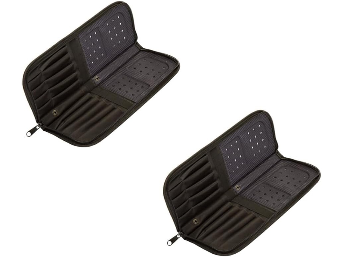 Kit Com 2 Porta Pincéis De Pintura Artística De 38 Cm Com Zíper Para Tinta Acrílica E Óleo, Respiráv Gokoco