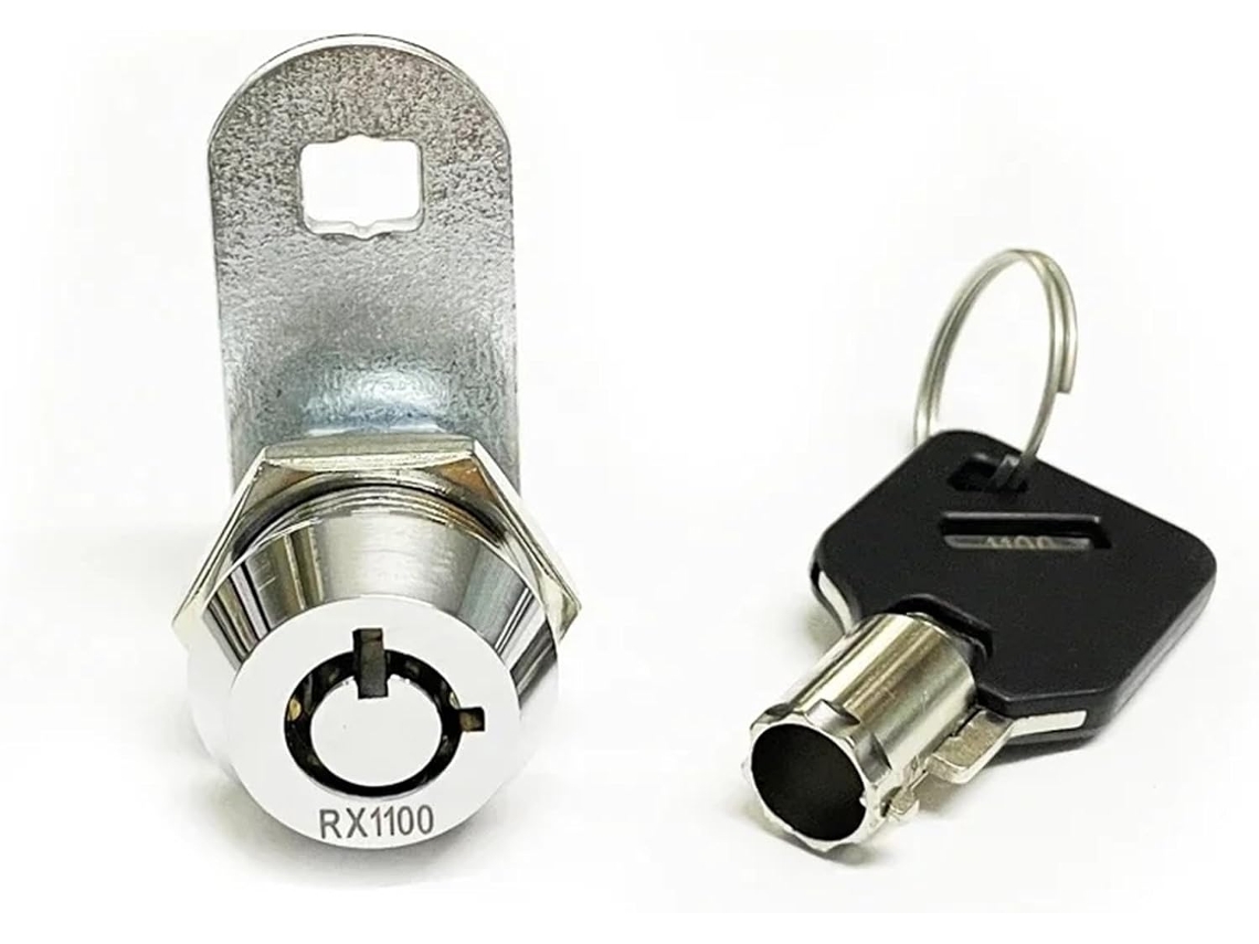 Fechadura Tubular De Came Com Duas Chaves A Chave Pode Ser Removida Após Girar Para Máquinas Venda Automática Cinet