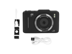 2026 câmara Digital 4k, Câmara de Vídeo Portátil Compacta para Viagens, Câmara Digital de Bolso