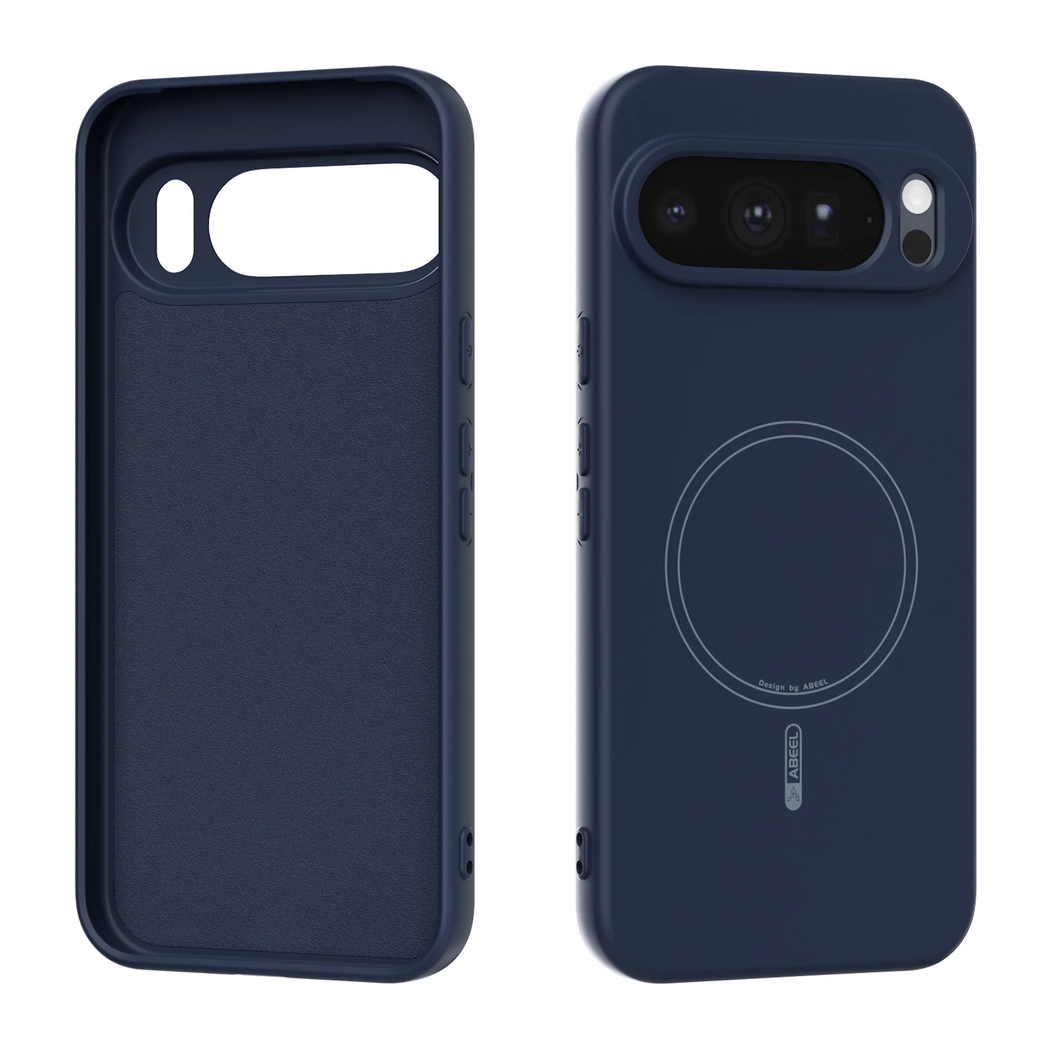 Capa De Celular Em Silicone Líquido (azul Escuro Para Google Pixel 11), Magnética E Resistente A Impactos.