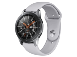 Bracelete Silicone Monocromático Cinza para Samsung Galaxy Watch Active 2 XIAOMOYU (22mm)