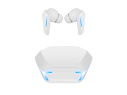 Auriculares Bluetooth True Wireless  Semi-Auriculares com Visor Led Digital F Touch Control Branco