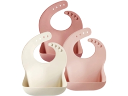 Avental de Silicone para Bebês e Crianças Pequenas - Ajustável, Impermeável, Macio Durável, Livre Bpa, Ideal Refeições, com Bolso AQUAFORGE