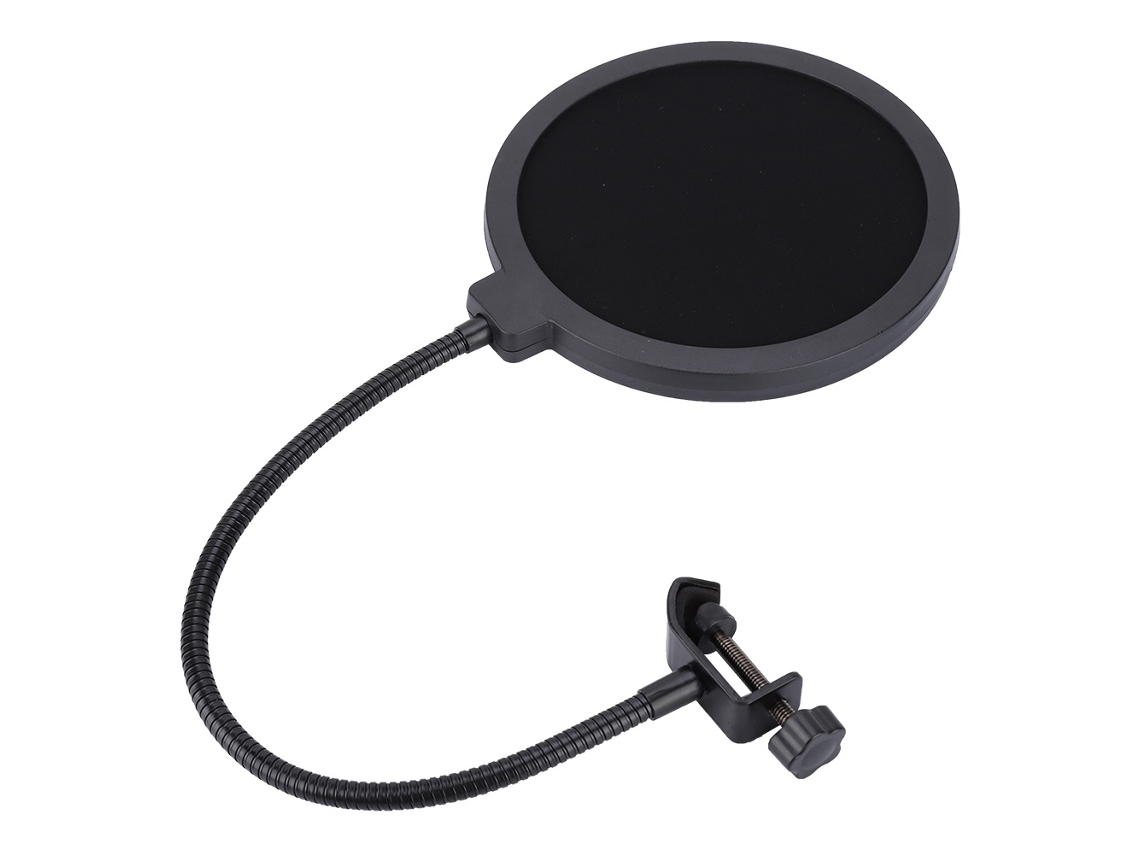 Filtro Pop Para Microfone Com Capa De Proteção Spray Shield Para Estúdio De Gravação 15.5cm