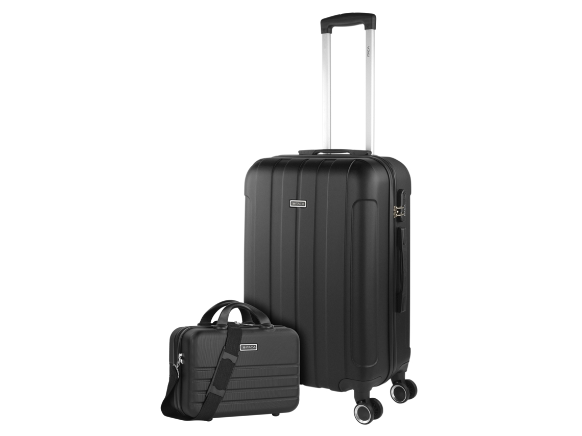 Conjunto de Malas Rígidas ITACA Havel Preto Abs 42X63X24 Cm