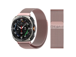 Pulseira Magnética Kalebol Milan Em Aço Inoxidável Para Samsung Galaxy Watch Ultra 47mm / Ultra 2025