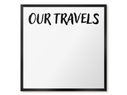 Magnetic Wall Board Our Travels For The Office Espelharte (50x50 Cm)
