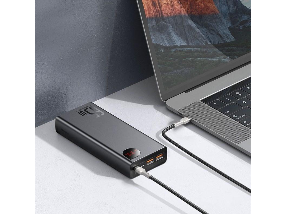Baseus Ppimda-D01 Power Bank Polímero 20000 Mah Preto | Worten.pt