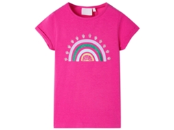 T-shirt De Criança Rosa-escuro 116