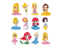 Adesivo De Pintura De Diamante Infantil 5d Diy Princesa
