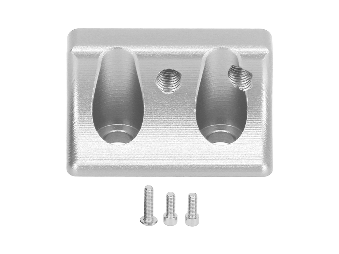 Mali suporte Panhard de Alumínio Profissional para Carro Rc Axial Scx10 Ii 1/10 Substituição Alta Resistência Prata