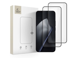 Película De Vidro Temperado Tech-protect Glass Fit (pacote Com 2) Para Xiaomi 15t 15t Pro, Preta.