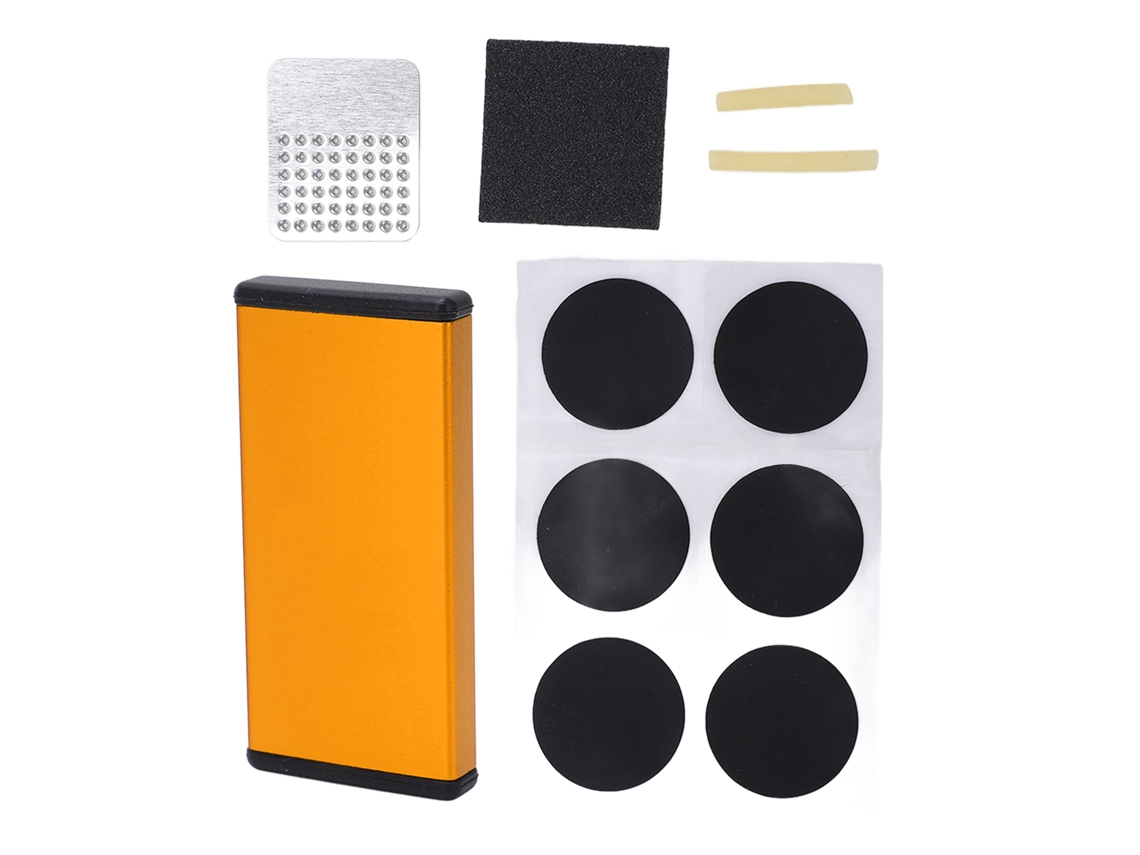 Kit Mali de Reparo de Pneu de Bicicleta, Sem Cola, Emergência