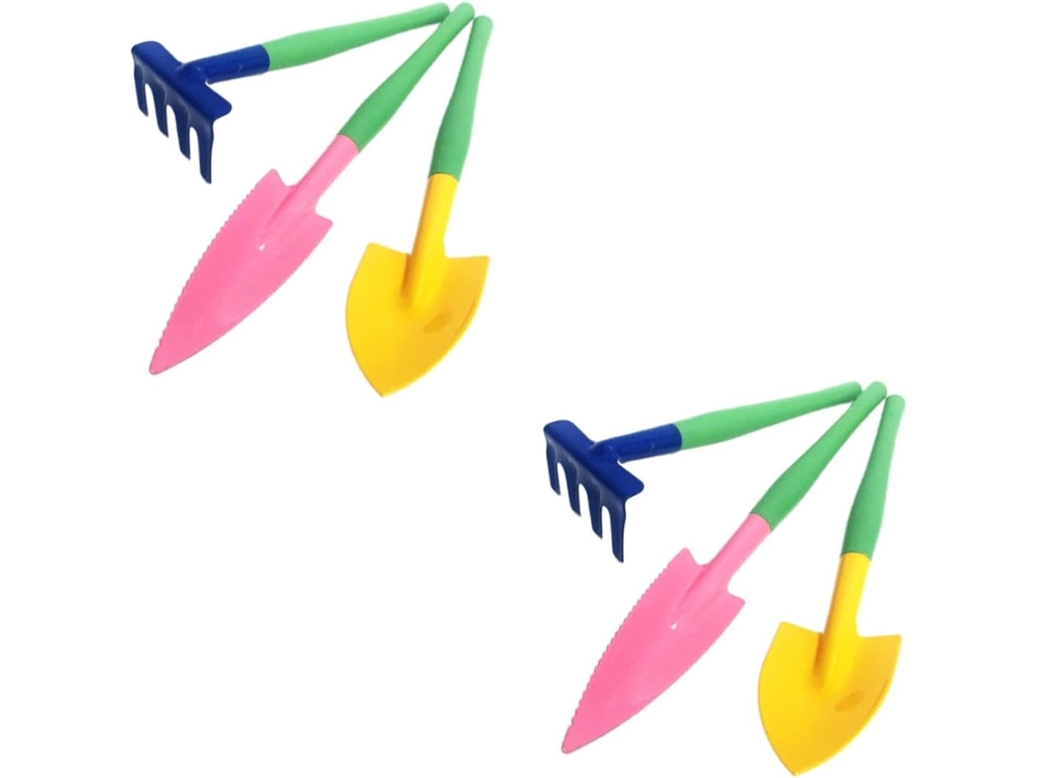 Conjunto De 6 Peças De Ferramentas Para Plantio De Suculentas, Incluindo Pá, Na Cor Verde.