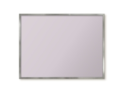 Magnetic Board Beige Pink For The Living Room Espelharte (80x60 Cm)