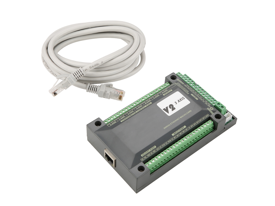 Controlador Cnc Nvem Triaxial Compatível com Mach3 Ethernet