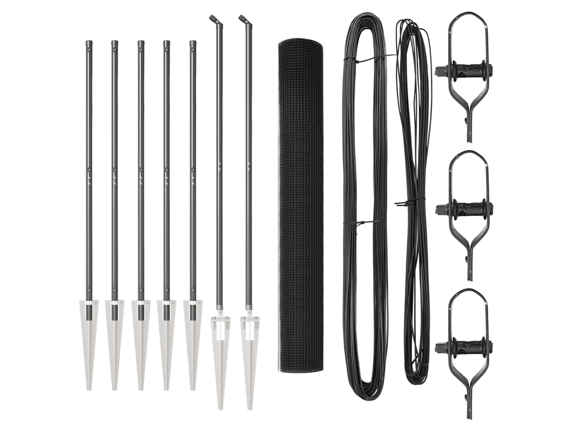 Conjunto 1 Painéis De Cerca Vidaxl Cinzento Aço (10 X 1,2 M)