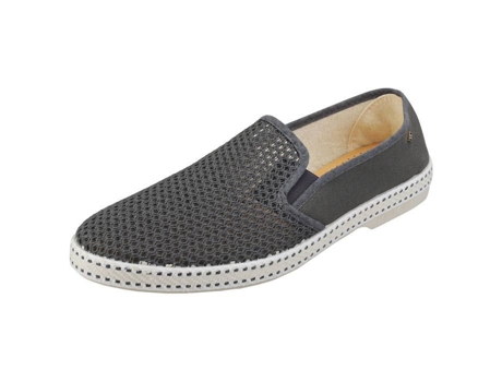 Alpergatas De Homem Rivieras Classic Ballerina Antracite Aborrachado Cinzento (42)