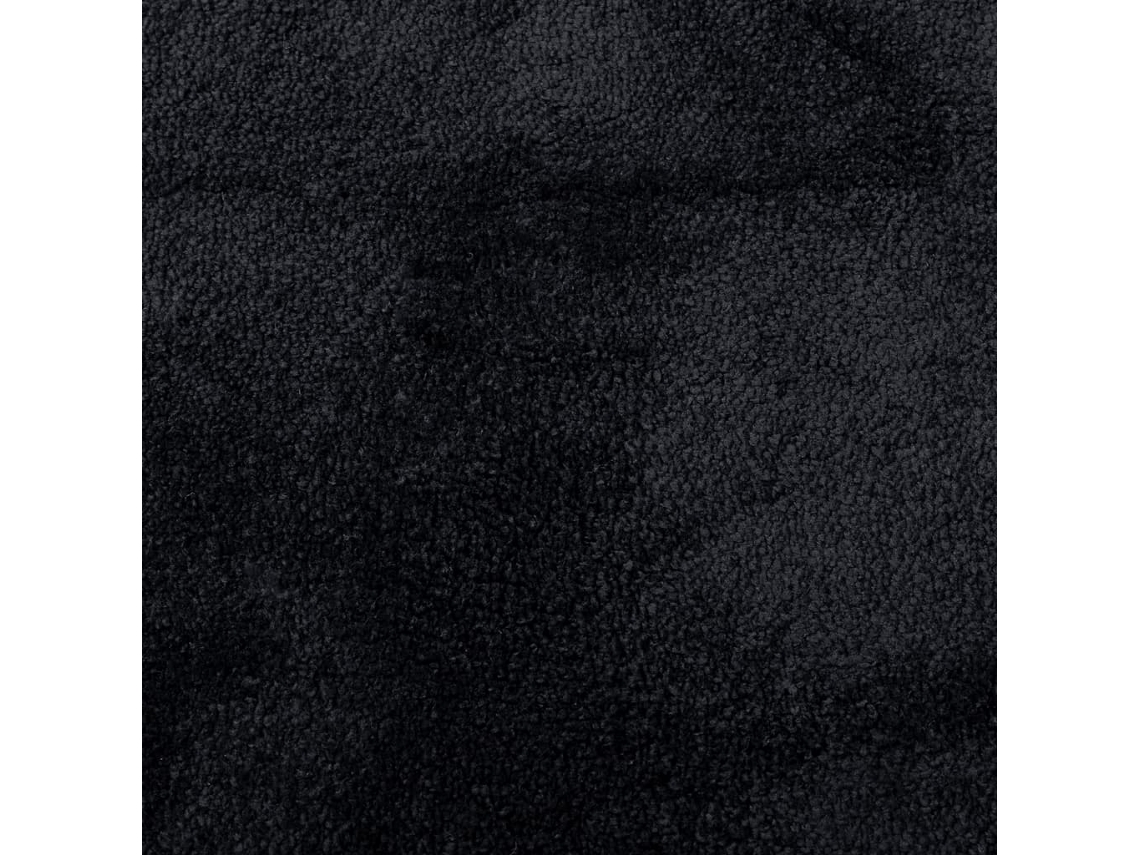 Rug, Rugs Vidaxl Preto Poliéster (200 X 200 Cm)