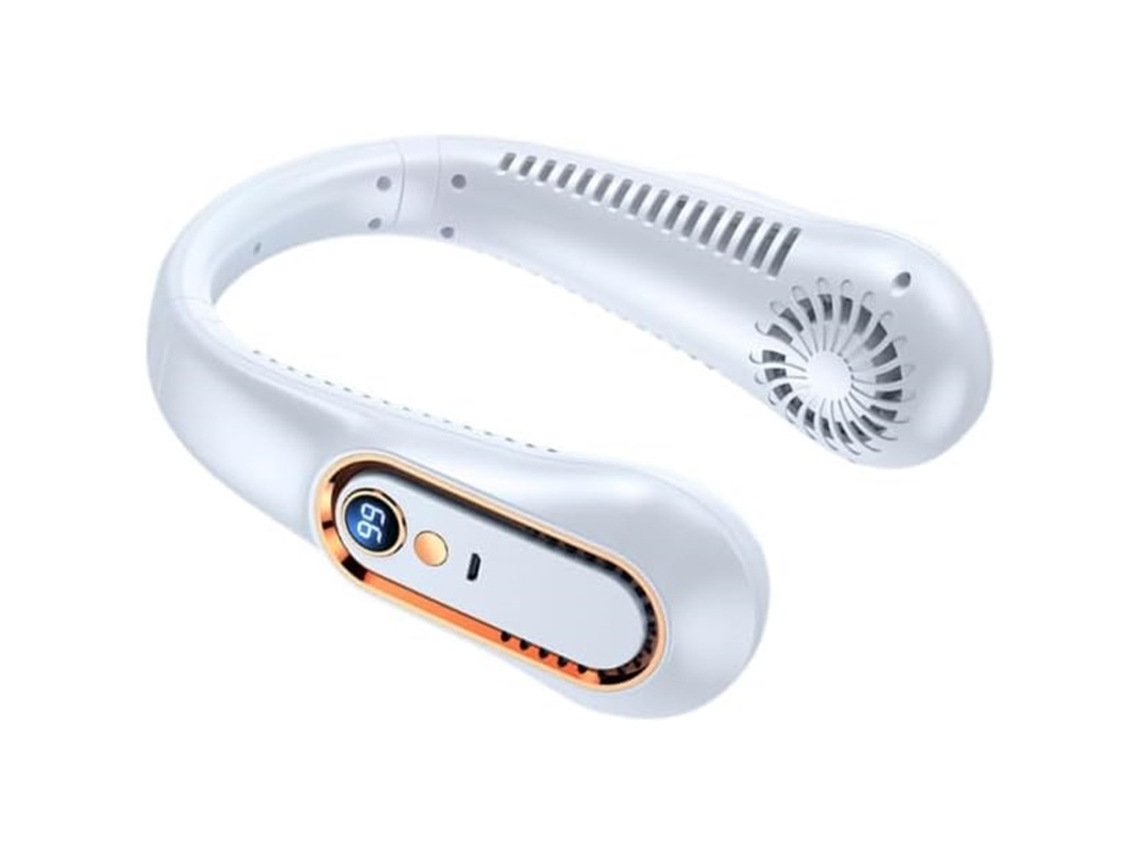 Ventilador Pescoço Sem Lâminas Recarregável Branco