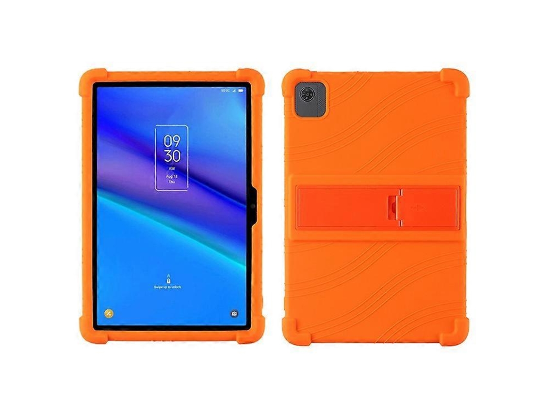 Capa De Silicone Dobrável Com Suporte Integrado Para Tablet Tcl Tab 10 5g 9183g.