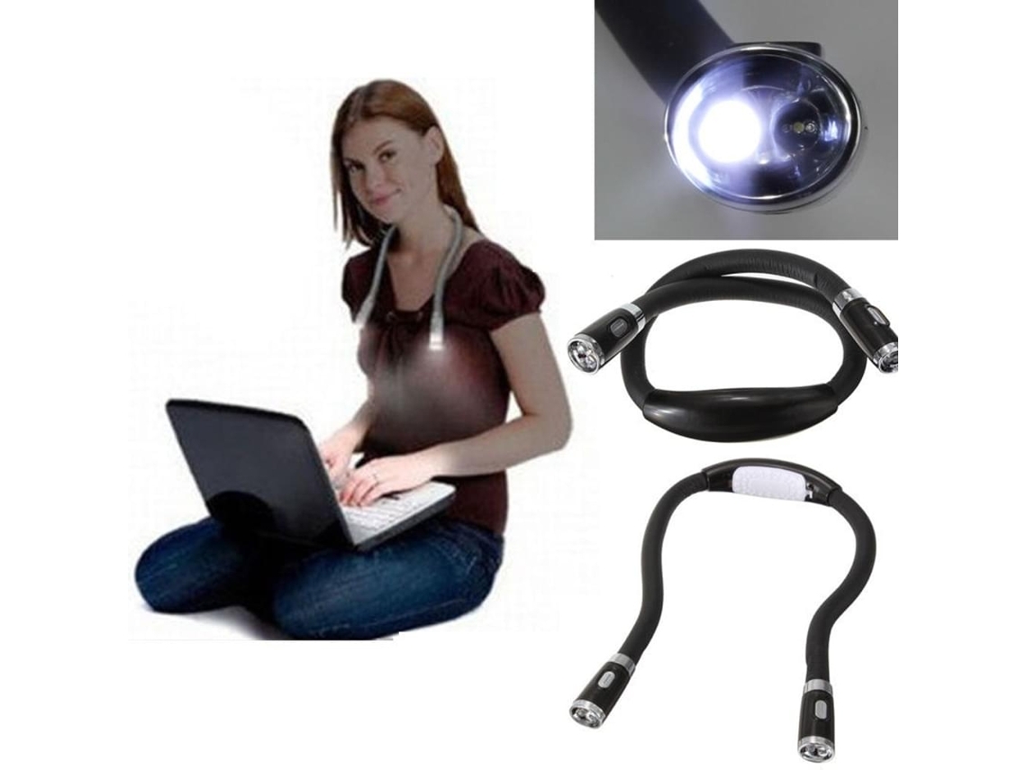 Candeeiro de Pescoço Led para Leitura, Portátil e Jogador de Configuração Flexível STELASPLEN