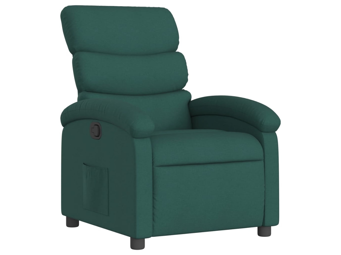 Recliner Chair, Recliner Chairs Vidaxl Verde Tecido