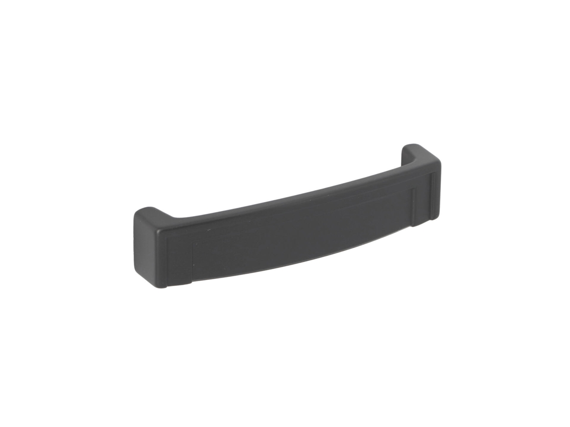 Conjunto de 25 Puxadores HARDWAREXCHANGE em Zamac com 96mm de distância entre eixos, verniz preto mate