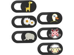 Capas Protetoras Em Abs Para Webcam De Laptops E Tablets, Pacote Com 6 Unidades.