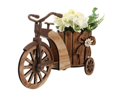 1 Unidade De Bonsai De Bicicleta De Flores Simuladas Allinless