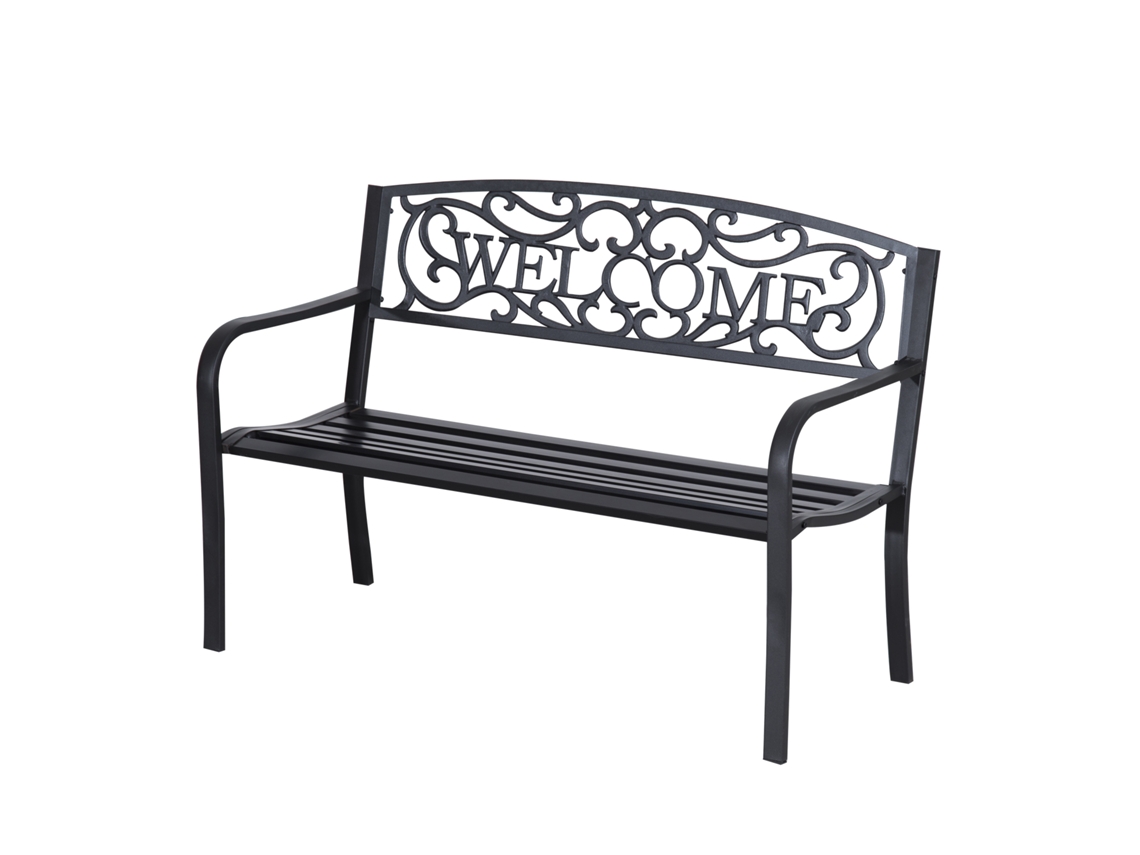 Banco de Jardim 2 Lugares (metal, para Parque)