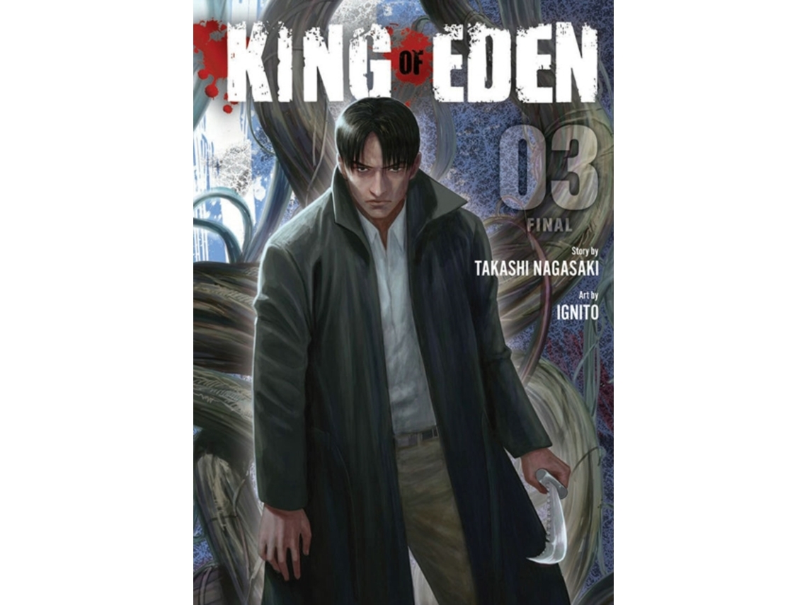 Livro king of eden, vol. 3 de takashi nagasaki (inglês)