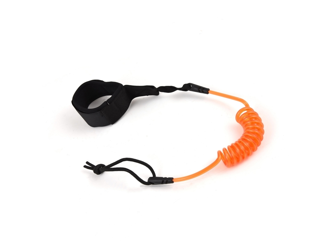Cuerda De Tobillo Para Prancha De Surf 1.2m/4ft Elástica Enrolada Para Sup Paddle Surf Safety Leg Rope