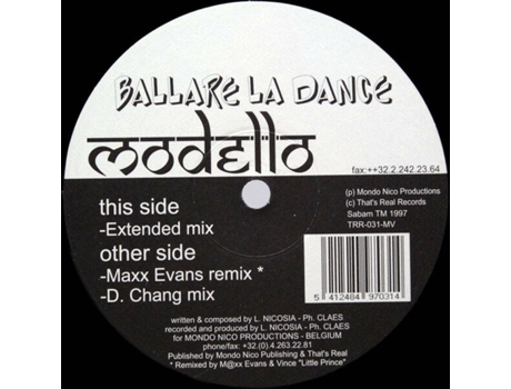 Vinil Ballare La Dance Thats Real Records