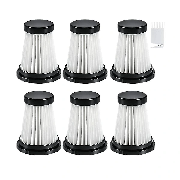 6 Filtros Hepa para Aspirador de Pó K12/ Pro K13 e Aspirador de Pó Portátil Genius Invictus.0/2.0 Conforme Mostrado BRILVIBERA