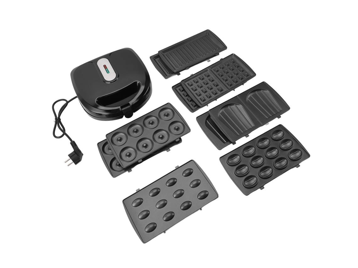 Frigideira multiuso 750w com placas removíveis e controlo de temperatura automáticos LAXISCREED