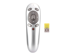 Aetheria apresentador Sem Fio 2.4g com Sensor de Gravidade 6 Eixos Mouse Aéreo Controle Remoto Ppt Cinza Pr 07