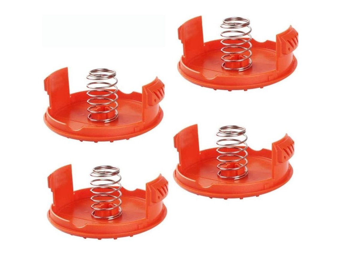 4 Tampa De Bobina De Repuesto Para Cortacésped Black + Decker Afs Gh400 Gh500 Gh600 Cst1000 Cst2000 Nst2018 St7000 St6600 St7700