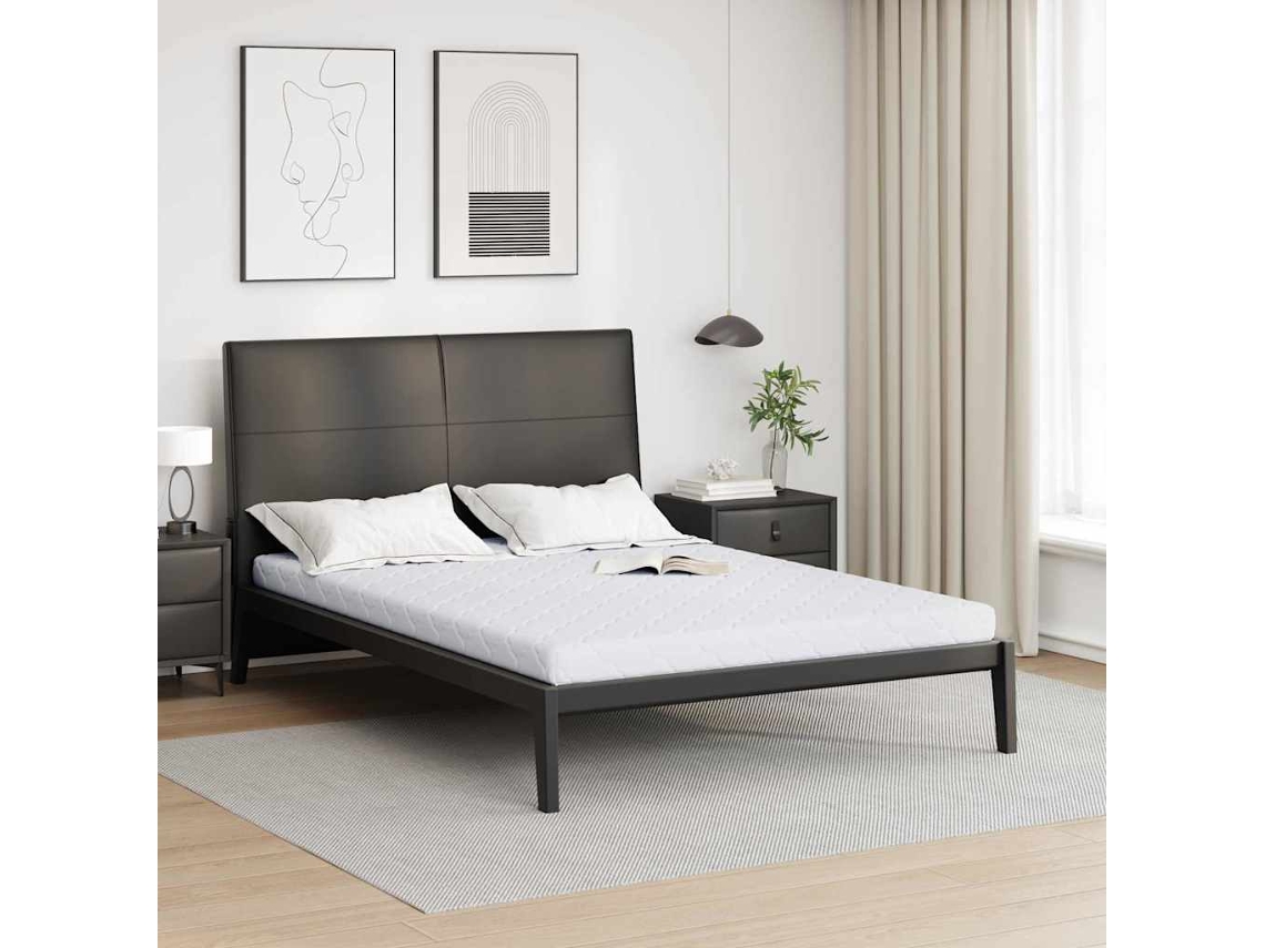 Vidaxl Colchão Branco 140 X 190 Cm Tecido Jacquard