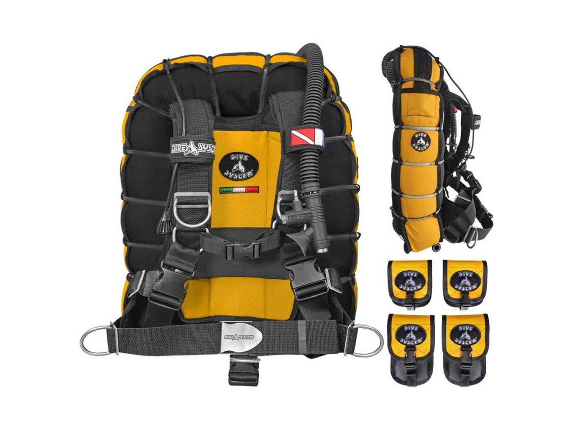 Colete Fly Tech Amarelo Sdive System