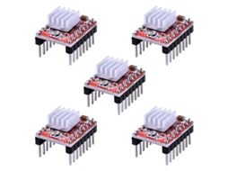 Controlador de Motor A4988 S/MARCA, Dissipador, para Impressora 3D
