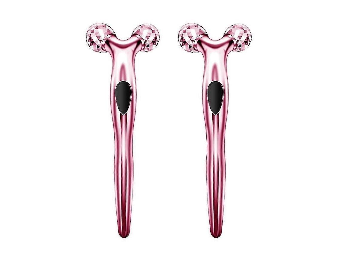 Conjunto de 2 Rolos Massageadores Faciais 3d, Ferramenta Firmadora para Cuidados com a Pele. GOKOCO