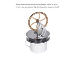 Kit Diy Modelo de Motor Stirling para Experimentos Físicos | S/MARCA