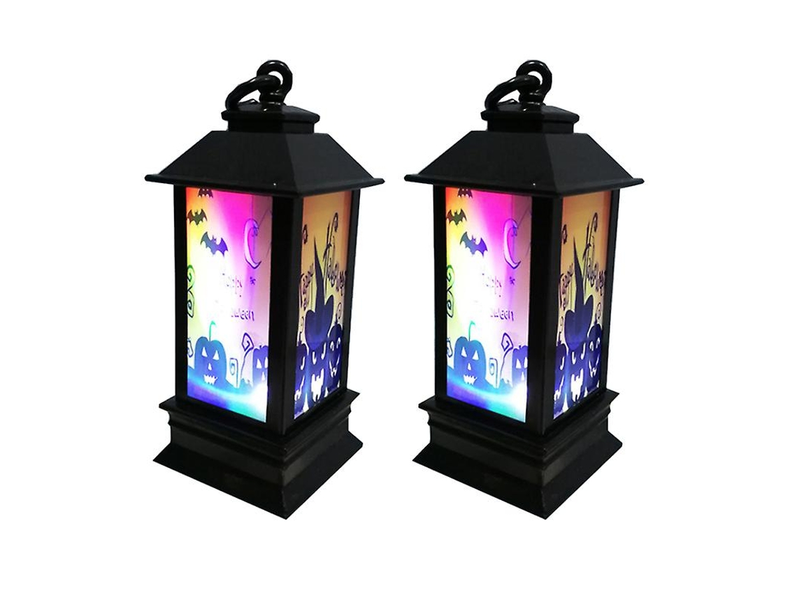 2 Peças de Lanterna Led de Halloween ALLINLESS