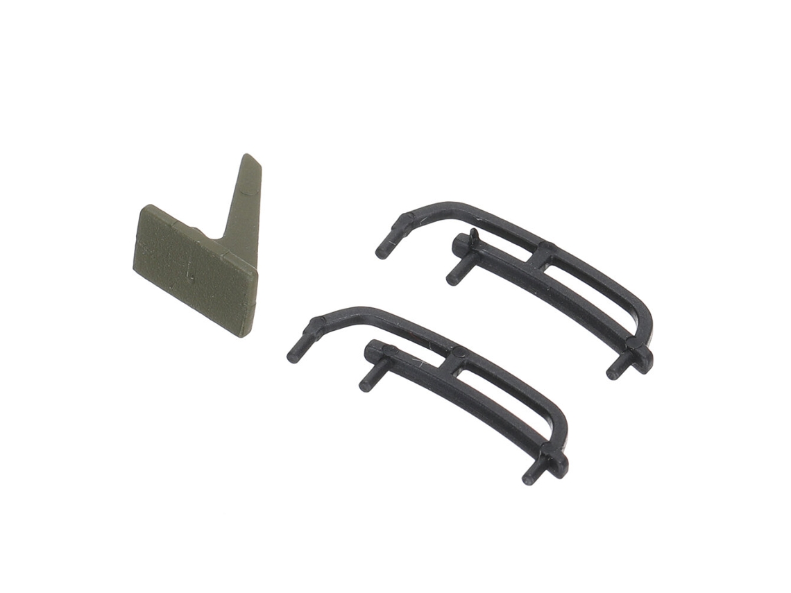 Conjunto de decoração frontal para helicóptero RC Xk K170 MDUG (Conjunto de decoração frontal/traseira)