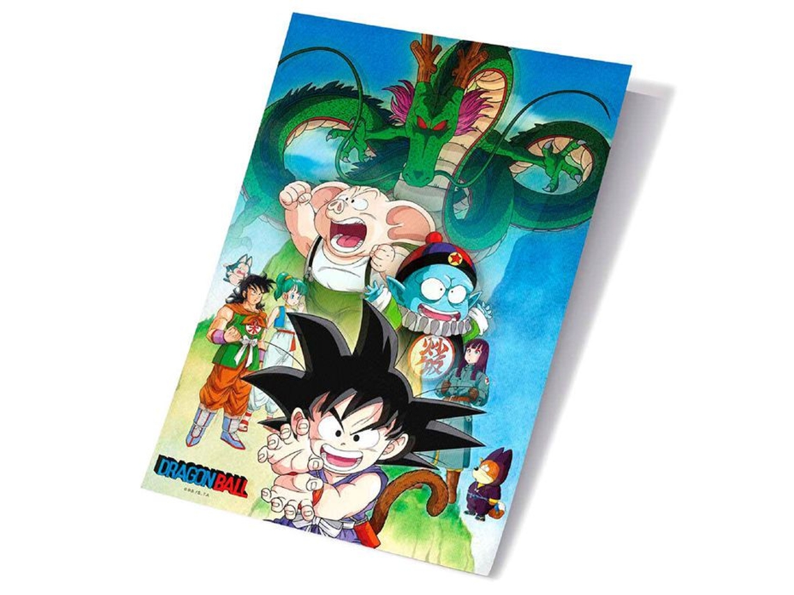 Pôster - SD Toys - Shenron e Heróis - Decoração de Parede - Interior - Retangular