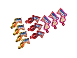 Kit de 10 Confettis para Festas: Poppers Manuais Infláveis para Aniversários, Casamentos e Graduções LAXISCREED