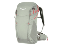 Mochila De Caminhada Feminina Salewa Em Cáqui E Laranja Neon, Alp Trainer 20 Ws Shadow 261558